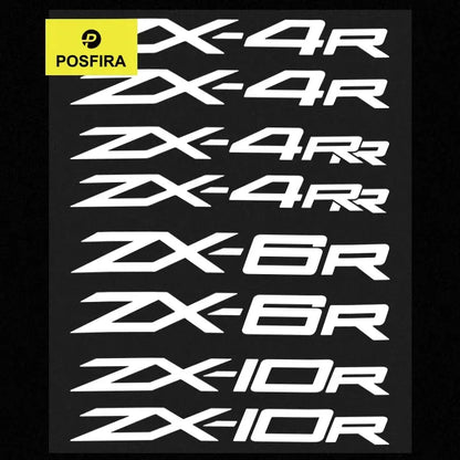 Kawasaki ZX Serisi Sticker ZX-6R ZX-10R Logo Seti | Sticker Master - Sticker Master