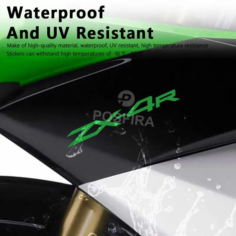 Kawasaki ZX Serisi Sticker ZX-6R ZX-10R Logo Seti | Sticker Master - Sticker Master