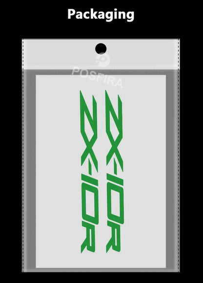 Kawasaki ZX Serisi Sticker ZX-6R ZX-10R Logo Seti | Sticker Master - Sticker Master
