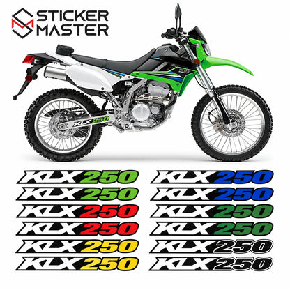 Kawasaki KLX 250 Uyumlu Salincak Sticker Seti | 1994-2022
