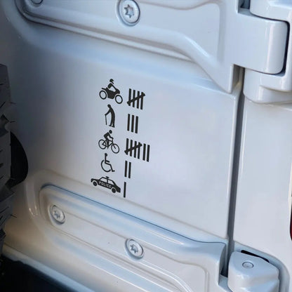 Kazalı Hit Sayacı Mizah Stickerı Komik Araç Etiketi | Sticker Master Sticker Master