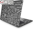 Kimya Formülleri Laptop Sticker Chemistry Blackboard Kaplama | Sticker Master
