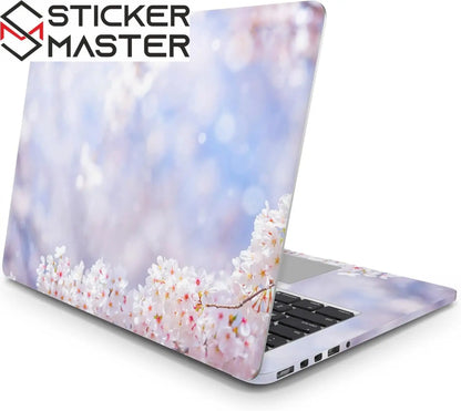 Sticker Master Spring Blossom Flower Evrensel Sticker Dizüstü Bilgisayar Vinil Sticker Decal 12" 13" 13.3" 14" 15" 15.4" 15.6 inç Dizüstü Bilgisayar Çıkartma Koruyucu Macbook Asus Acer Hp Lenovo Huawei Dell İçin - Sticker Master