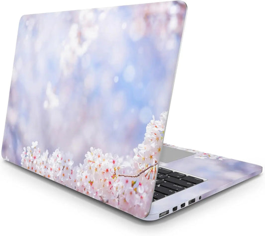 Sticker Master Spring Blossom Flower Evrensel Sticker Dizüstü Bilgisayar Vinil Sticker Decal 12" 13" 13.3" 14" 15" 15.4" 15.6 inç Dizüstü Bilgisayar Çıkartma Koruyucu Macbook Asus Acer Hp Lenovo Huawei Dell İçin - Sticker Master