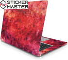 Kırmızı Galaksi Laptop Sticker Colorful Dust 3 Vinil Kaplama | Sticker Master