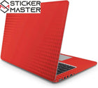 Kırmızı Halftone Laptop Sticker Noktalı Tasarım Seti | Sticker Master