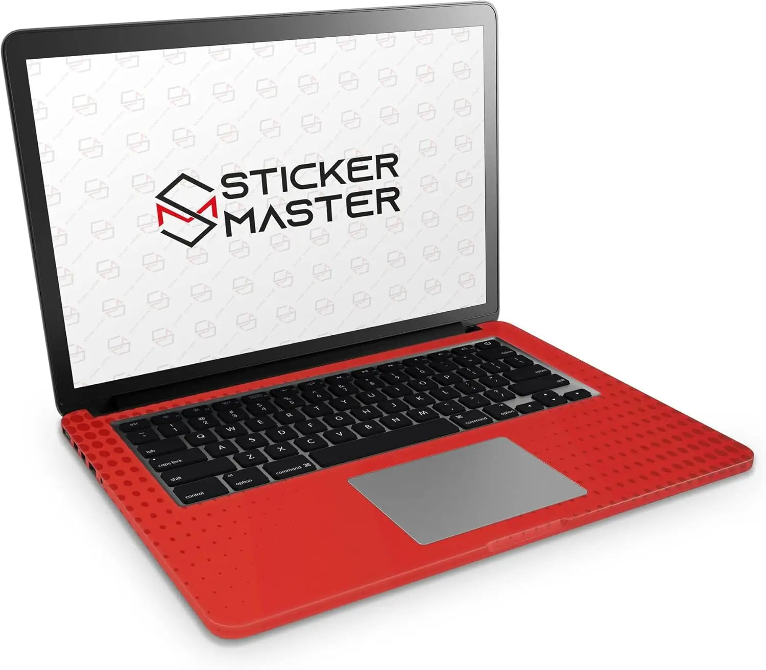 Sticker Master Stylish Red Evrensel Sticker Dizüstü Bilgisayar Vinil Sticker Decal 12" 13" 13.3" 14" 15" 15.4" 15.6 inç Dizüstü Bilgisayar Çıkartma Koruyucu Macbook Asus Acer Hp Lenovo Huawei Dell İçin - Sticker Master