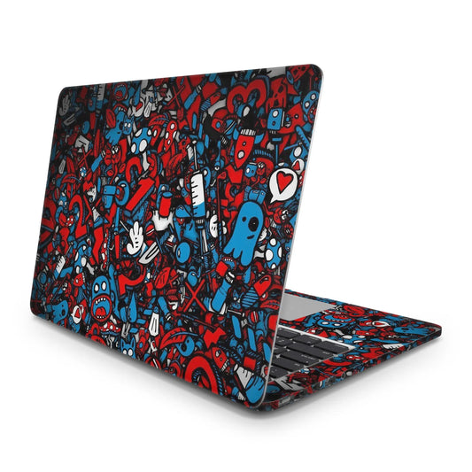Sticker Master Sticker Bomb 2 Evrensel Sticker Dizüstü Bilgisayar Vinil Sticker Decal  12" 13" 13.3" 14" 15" 15.4" 15.6 inç Dizüstü Bilgisayar Çıkartma Koruyucu Macbook Asus Acer Hp Lenovo Huawei Dell İçin - Sticker Master