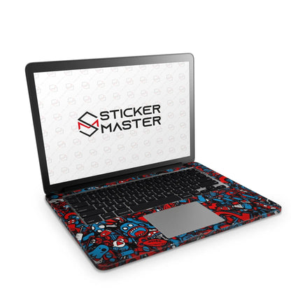 Sticker Master Sticker Bomb 2 Evrensel Sticker Dizüstü Bilgisayar Vinil Sticker Decal  12" 13" 13.3" 14" 15" 15.4" 15.6 inç Dizüstü Bilgisayar Çıkartma Koruyucu Macbook Asus Acer Hp Lenovo Huawei Dell İçin - Sticker Master