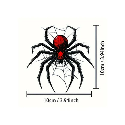 Kırmızı Örümcek Ağı Araba Stickerı - Sticker Master 10 Cm Sticker Master