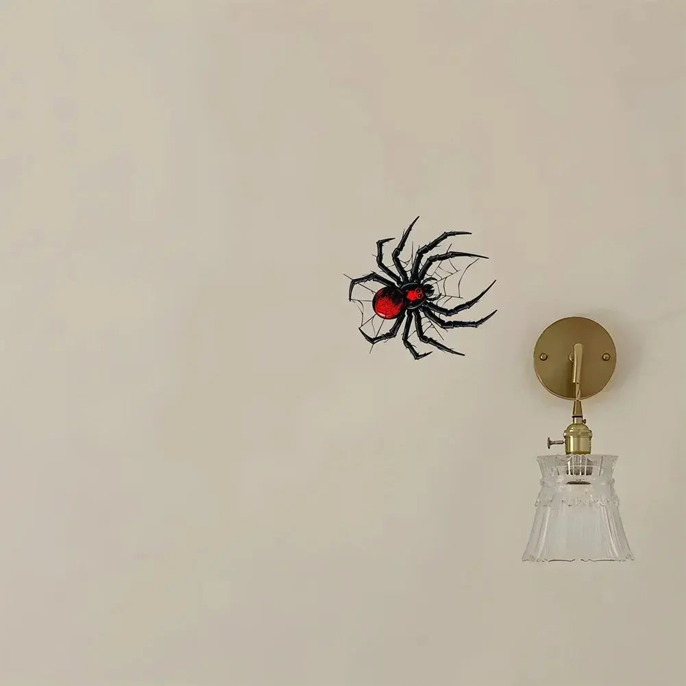 Kırmızı Örümcek Ağı Araba Stickerı - Sticker Master 10 Cm Sticker Master