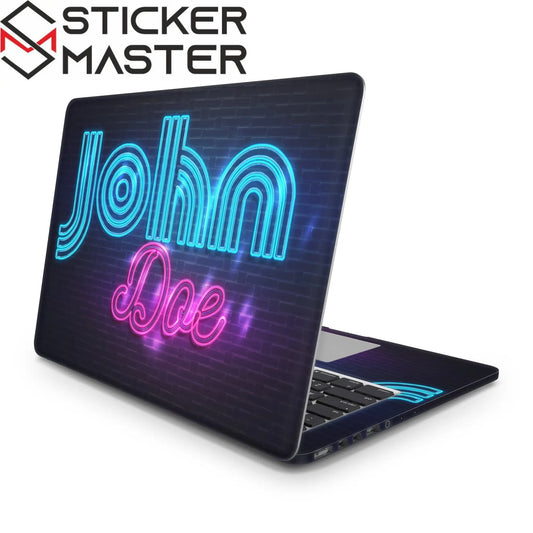 Sticker Master Özelleştirilmiş, Kişisel, Özel Neon Evrensel Sticker Dizüstü Bilgisayar Vinil Sticker Decal 12" 13" 13.3" 14" 15" 15.4" 15.6 inç Dizüstü Bilgisayar Çıkartma Koruyucu Macbook Asus Acer Hp Lenovo Huawei Dell İçin - Sticker Master