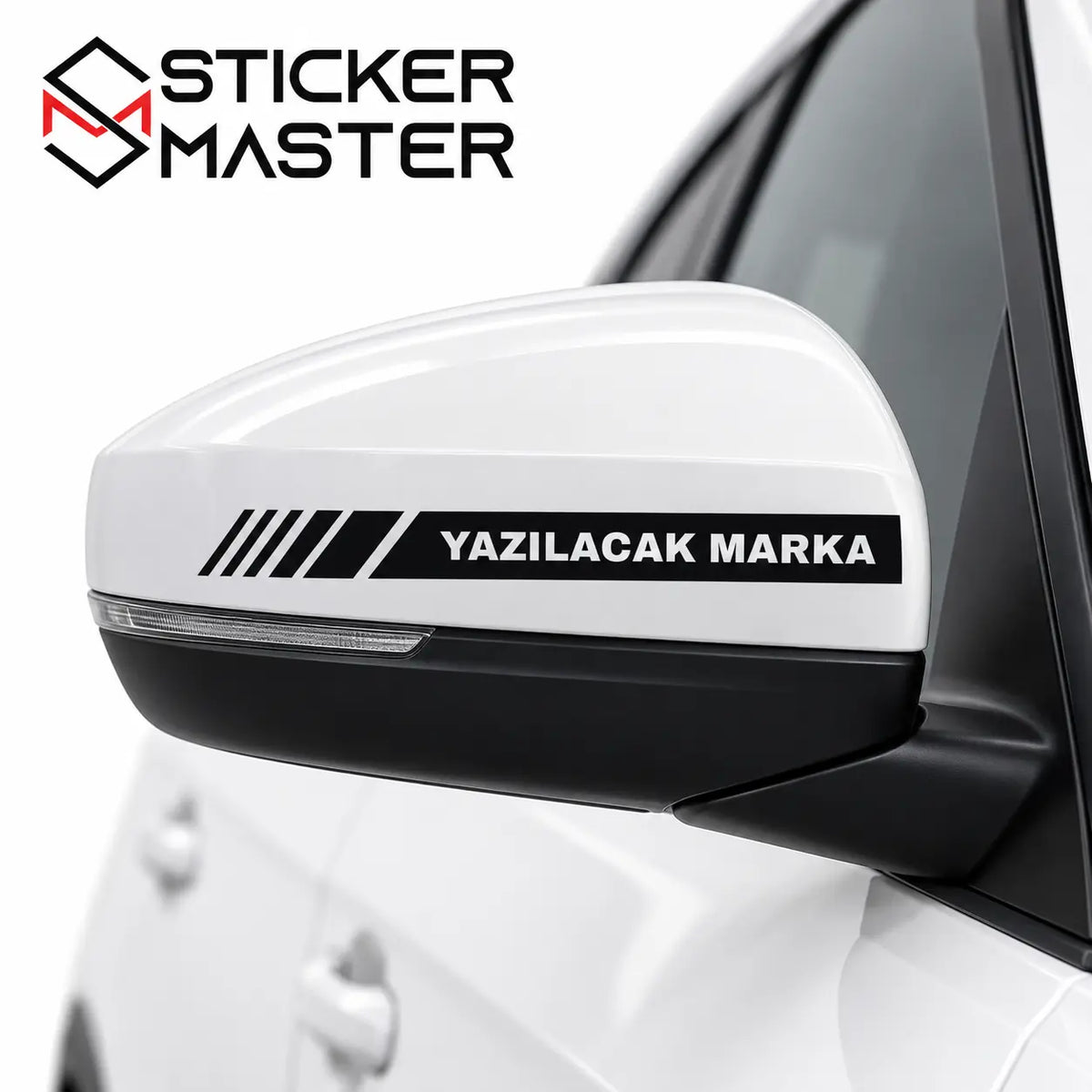 Kisiye Ozel Ayna Sticker – Isim ve Yazi | Tum Araclara Uyumlu gorsel