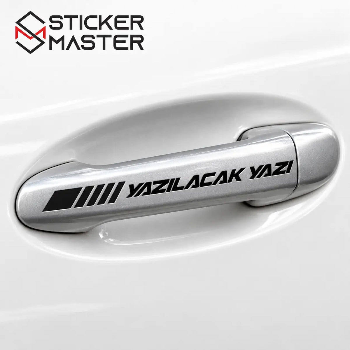 Kisiye Ozel Kapi Kolu Sticker – Isim ve Yazi | Tum Araclara Uyumlu
