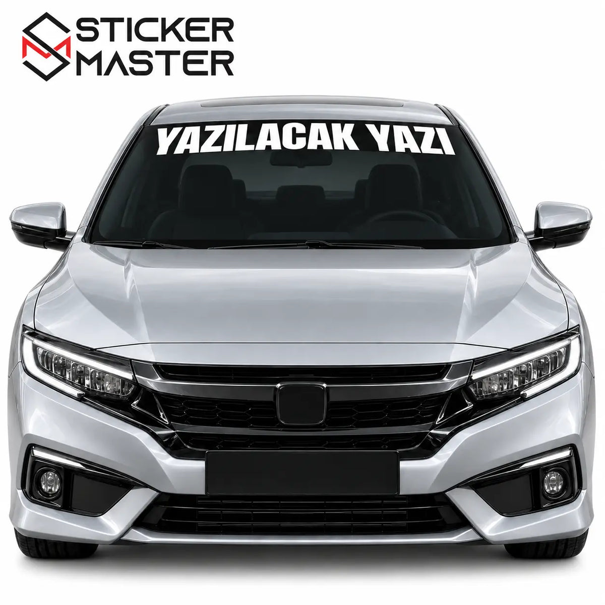 Kisiye Ozel On Cam Sticker – Isim ve Yazi | Tum Araclara Uyumlu-11