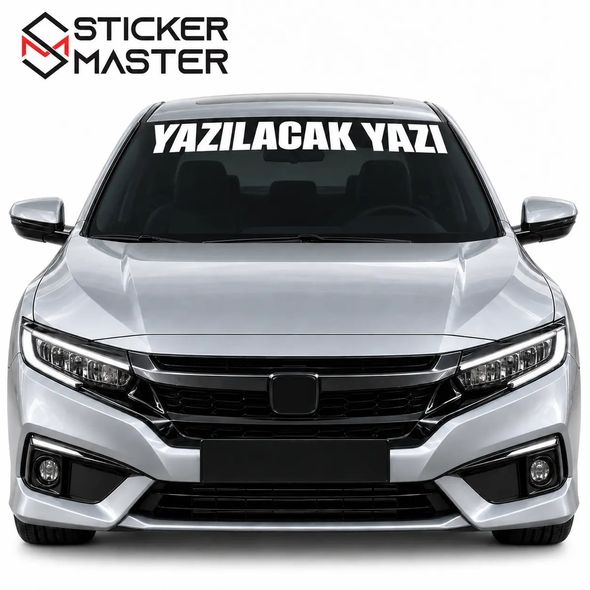 Kisiye Ozel On Cam Sticker – Isim ve Yazi | Tum Araclara Uyumlu-12