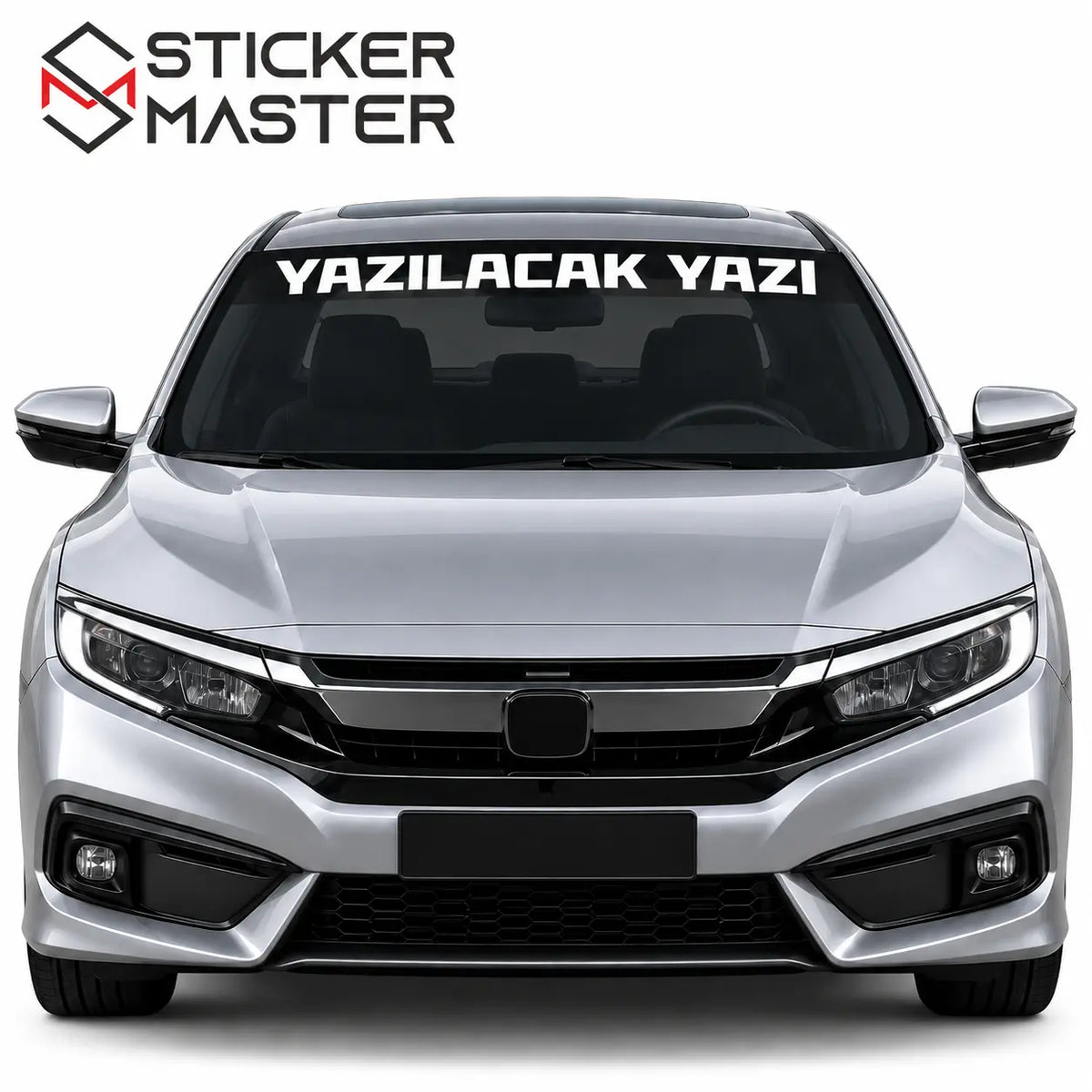 Kisiye Ozel On Cam Sticker – Isim ve Yazi | Tum Araclara Uyumlu-6