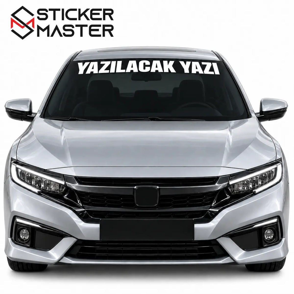 Kisiye Ozel On Cam Sticker – Isim ve Yazi | Tum Araclara Uyumlu-9