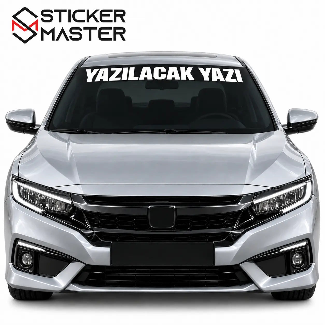 Kisiye Ozel On Cam Sticker – Isim ve Yazi | Tum Araclara Uyumlu-9