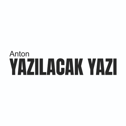 Kisiye Ozel On Cam Sticker – Isim ve Yazi | Tum Araclara Uyumlu-Anton