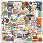 Kitap Sticker Seti (61 Adet) | Vintage & Bibliophile | Sticker Master