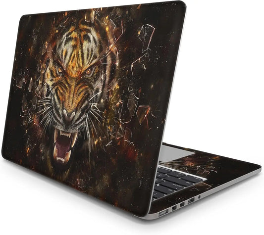 Sticker Master Angry Lion Style Evrensel Sticker Dizüstü Bilgisayar Vinil Sticker Decal 12" 13" 13.3" 14" 15" 15.4" 15.6 inç Dizüstü Bilgisayar Çıkartma Koruyucu Macbook Asus Acer Hp Lenovo Huawei Dell İçin - Sticker Master