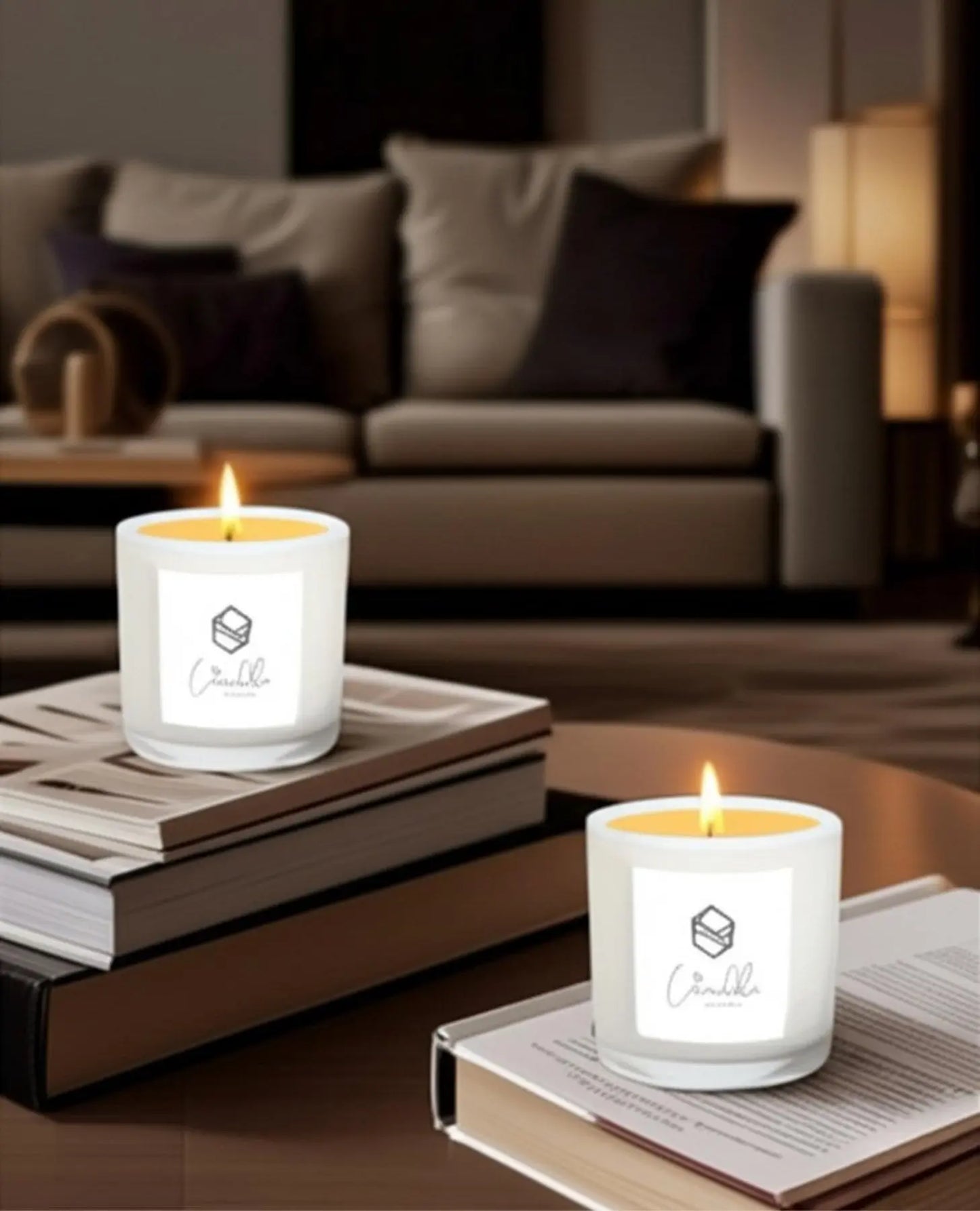 Sticker Master Kokulu Vegan Soya Mum- Modern Tasarım