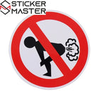 Komik Araba Sticker | Osurma Yasak Esprili Çıkartma | Sticker Master