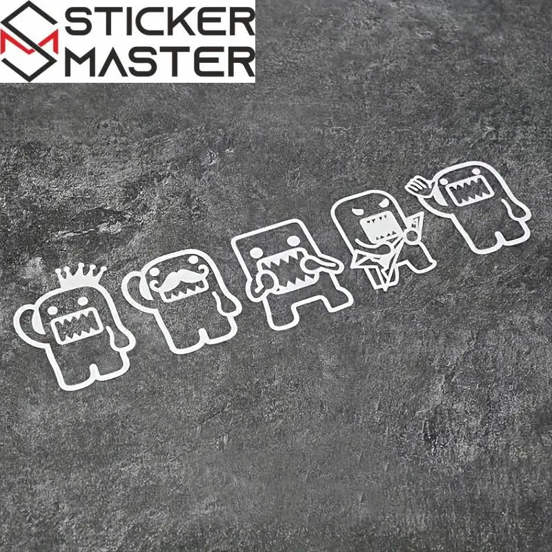 Komik Araba Sticker | Sevimli Canavarlar Cam ve Tampon Decal (Sıralı Doodle)