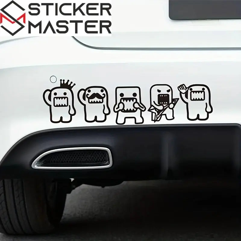 Funny Reflective Car Sticker Car Side Window Rear Windshield Decorative Waterproof Sticker Electric Motorcycle Notebook Sticker Sticker Master