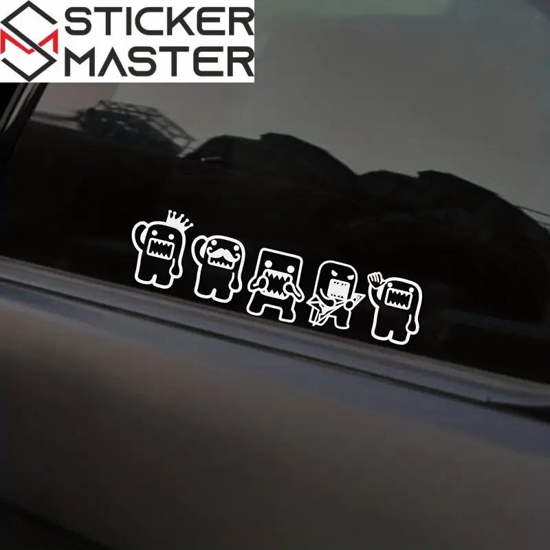 Funny Reflective Car Sticker Car Side Window Rear Windshield Decorative Waterproof Sticker Electric Motorcycle Notebook Sticker Sticker Master