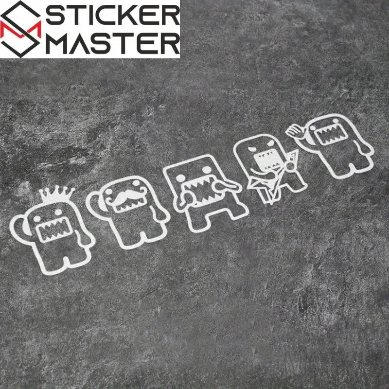 Funny Reflective Car Sticker Car Side Window Rear Windshield Decorative Waterproof Sticker Electric Motorcycle Notebook Sticker Sticker Master