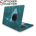 Köpekbalığı Desenli Laptop Sticker Shark Vinil Kaplama | Sticker Master