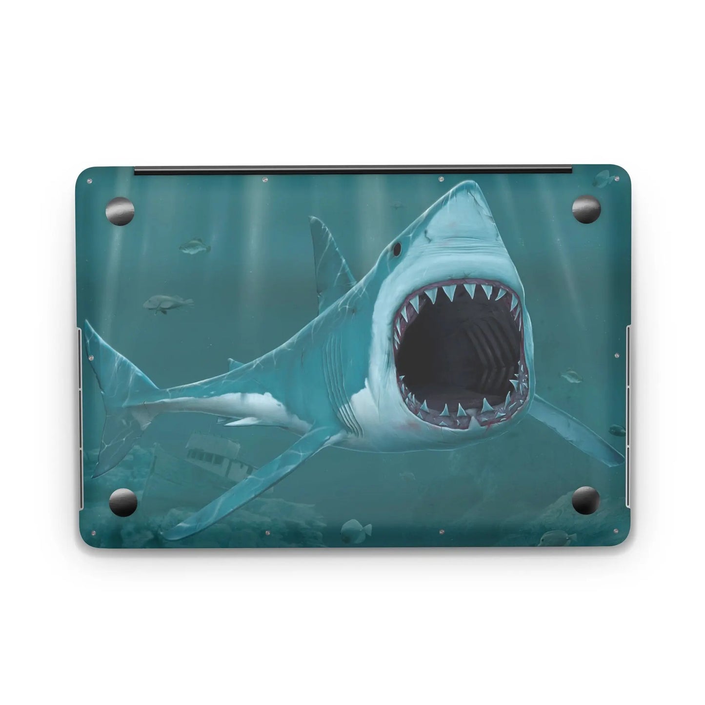 Sticker Master Shark Evrensel Sticker Dizüstü Bilgisayar Vinil Sticker Decal 12" 13" 13.3" 14" 15" 15.4" 15.6 inç Dizüstü Bilgisayar Çıkartma Koruyucu Macbook Asus Acer Hp Lenovo Huawei Dell İçin - Sticker Master