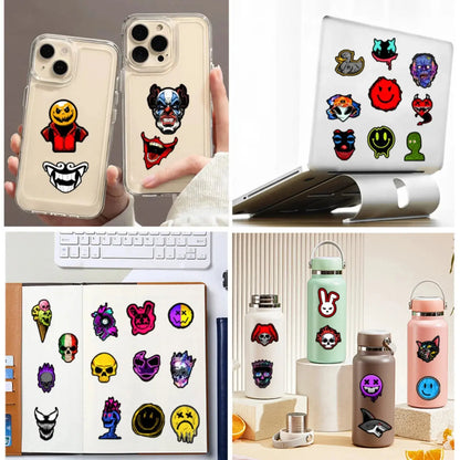 50’li Kafatası Korku Sticker Seti | Sticker Master - Sticker Master