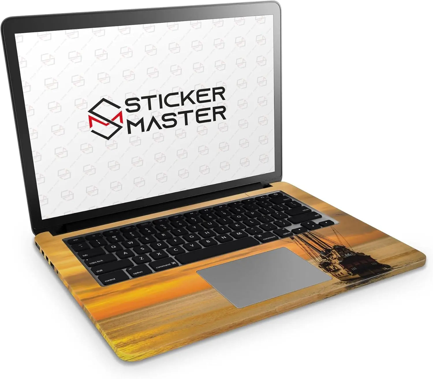 Sticker Master Sunset And Sailboat Evrensel Sticker Dizüstü Bilgisayar Vinil Sticker Decal 12" 13" 13.3" 14" 15" 15.4" 15.6 inç Dizüstü Bilgisayar Çıkartma Koruyucu Macbook Asus Acer Hp Lenovo Huawei Dell İçin - Sticker Master
