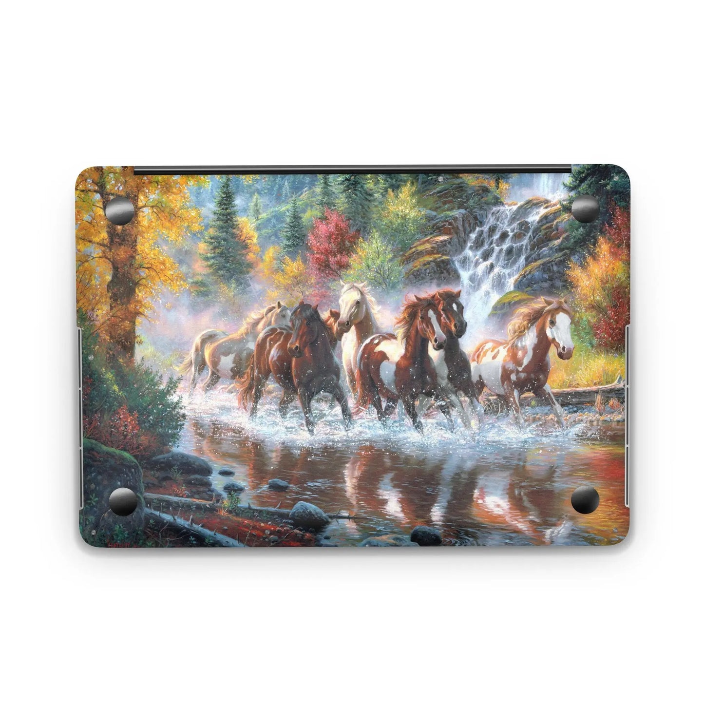 Sticker Master Running Horse Evrensel Sticker Dizüstü Bilgisayar Vinil Sticker Decal 12" 13" 13.3" 14" 15" 15.4" 15.6 inç Dizüstü Bilgisayar Çıkartma Koruyucu Macbook Asus Acer Hp Lenovo Huawei Dell İçin - Sticker Master