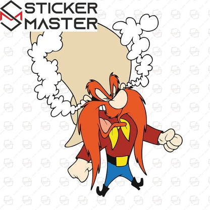 Sticker Master Küfürbaz Haydo Sticker Araba Oto Etiket Çıkartma Motor PC Bilgisayar 11 X 13 Cm