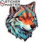 Kurt Sticker Renkli Pop Art Tasarım Araba Laptop | Sticker Master