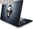 Kuru Kafa Müzik Laptop Sticker - DJ Tasarımı Koruma | Sticker Master