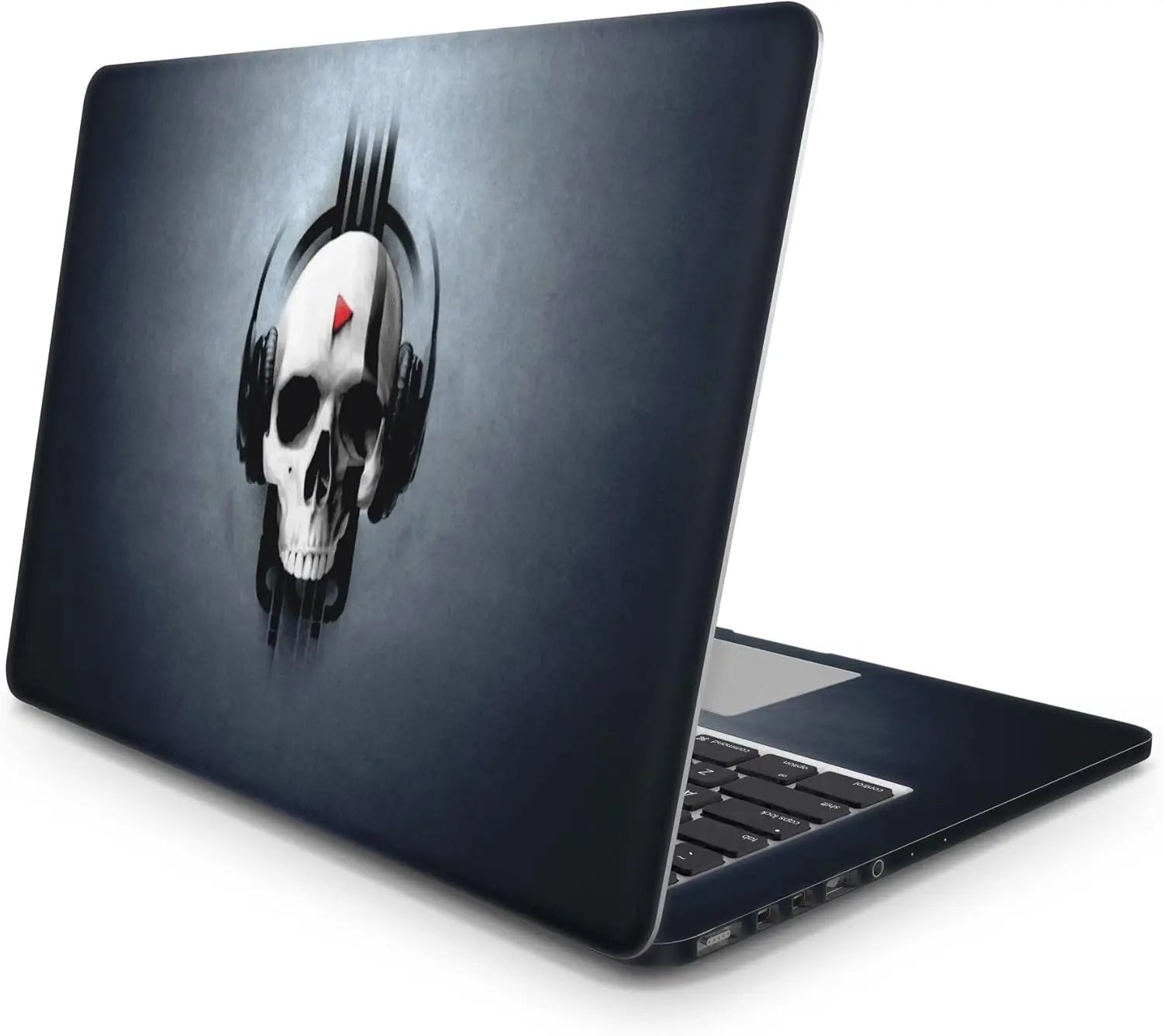 Sticker Master Skull Music Evrensel Sticker Dizüstü Bilgisayar Vinil Sticker Decal 12" 13" 13.3" 14" 15" 15.4" 15.6 inç Dizüstü Bilgisayar Çıkartma Koruyucu Macbook Asus Acer Hp Lenovo Huawei Dell İçin - Sticker Master