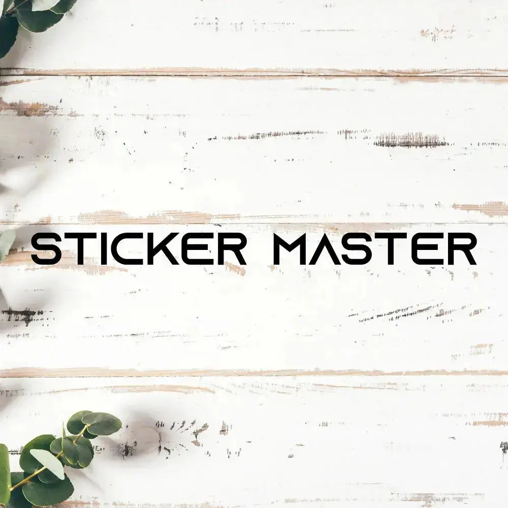 Sticker Master Kişiye Özel Motorsiklet,Kask,Laptop,Motor Ve Oto.Suv,Araç Sticker Sticker Master