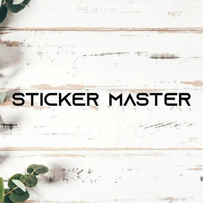 Sticker Master Kişiye Özel Motorsiklet,Kask,Laptop,Motor Ve Oto.Suv,Araç Sticker Sticker Master