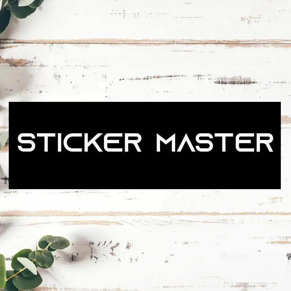 Sticker Master Kişiye Özel Motorsiklet,Kask,Laptop,Motor Ve Oto.Suv,Araç Sticker Sticker Master