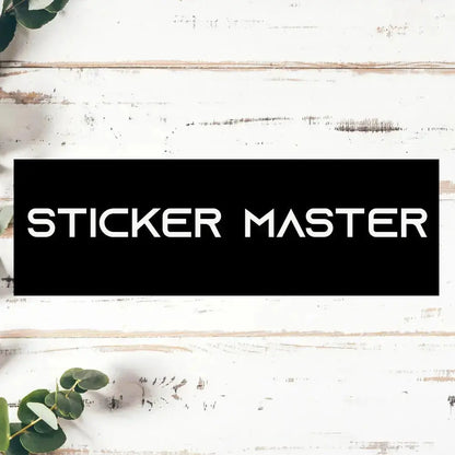 Sticker Master Kişiye Özel Motorsiklet,Kask,Laptop,Motor Ve Oto.Suv,Araç Sticker Sticker Master