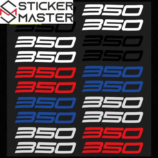Kymco Downtown 350i Sticker | 2015-2020 Uyumlu 350 Model Yazısı (Çift) Sticker Master