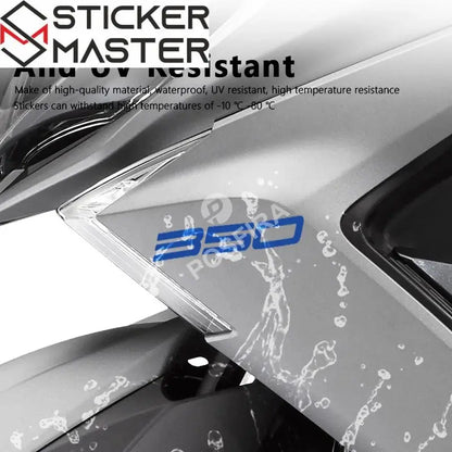 Kymco Downtown 350i Sticker | 2015-2020 Uyumlu 350 Model Yazısı (Çift) Sticker Master