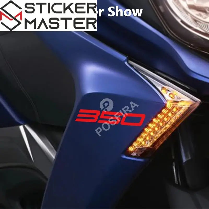 Kymco Downtown 350i Sticker | 2015-2020 Uyumlu 350 Model Yazısı (Çift) Sticker Master