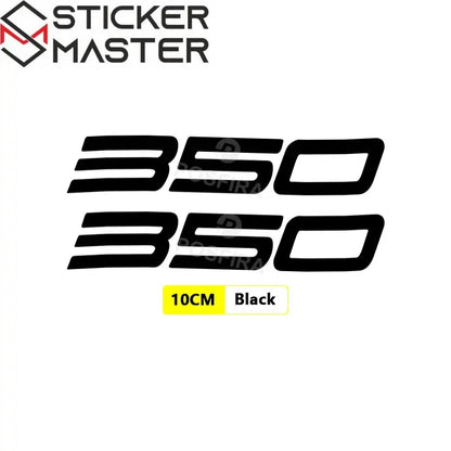 Kymco Downtown 350i Sticker | 2015-2020 Uyumlu 350 Model Yazısı (Çift) Sticker Master