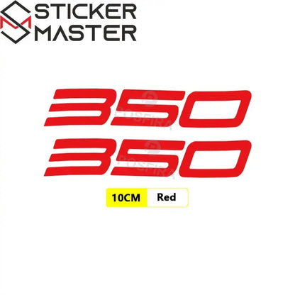 Kymco Downtown 350i Sticker | 2015-2020 Uyumlu 350 Model Yazısı (Çift) Sticker Master